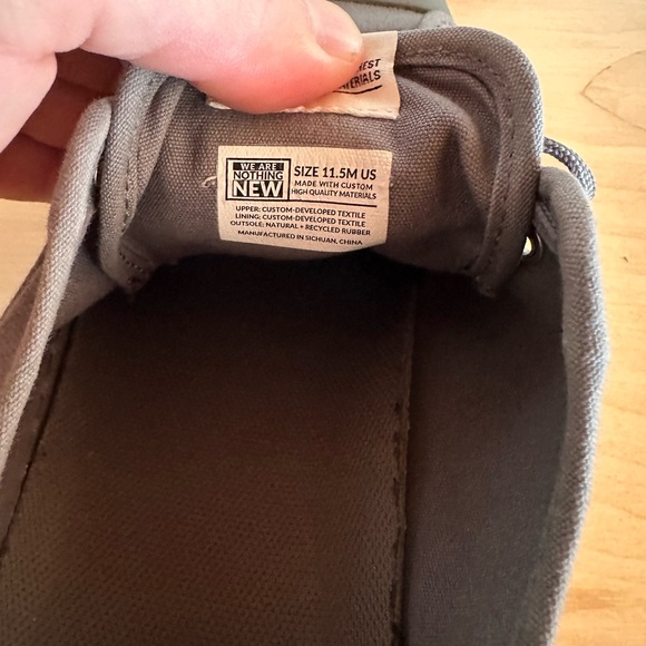 Men’s Nothing New Low Top Sneakers - Size 11.5 - Picture 5 of 5